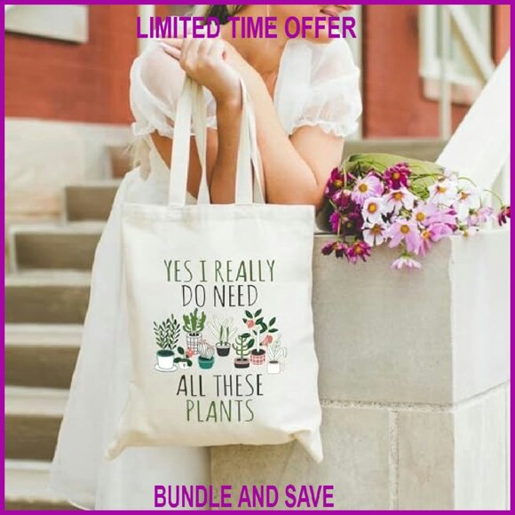 5-Piece Plant Lover Gift Set with Tote Bag, Tumbler, Socks, Towel & Pouch - Picture 4 of 8